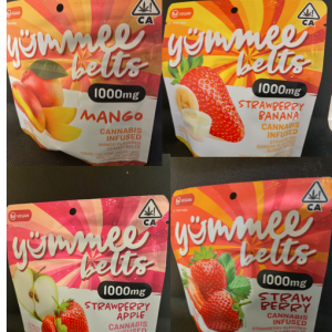 Yummee Gummy Belts 1000mg * OUT OF STOCK *