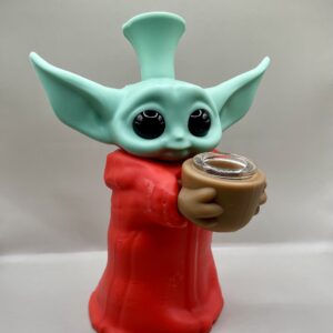 Baby Yoda Silicone Bong