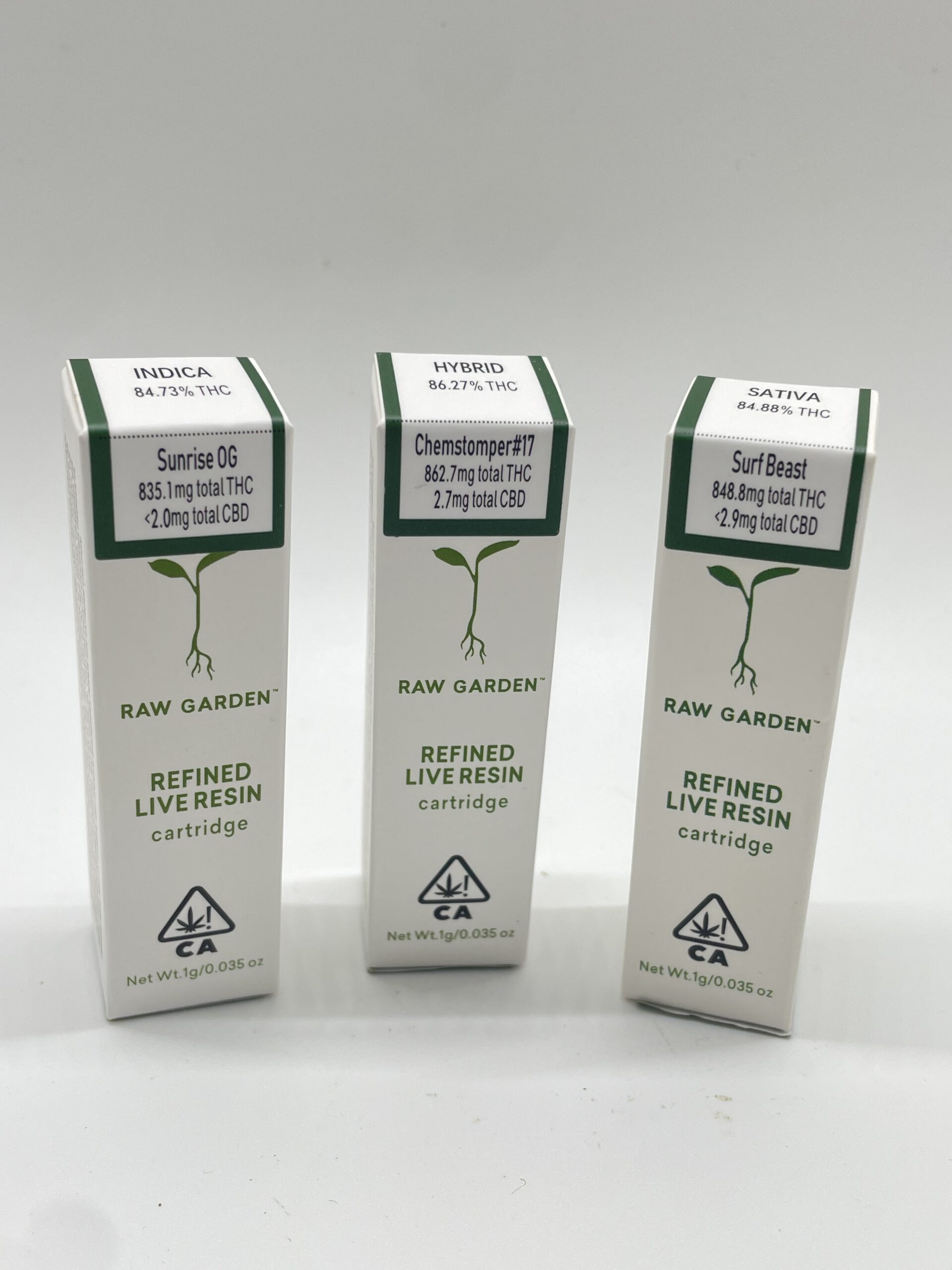 1G Raw Garden Live Resin Cartridge