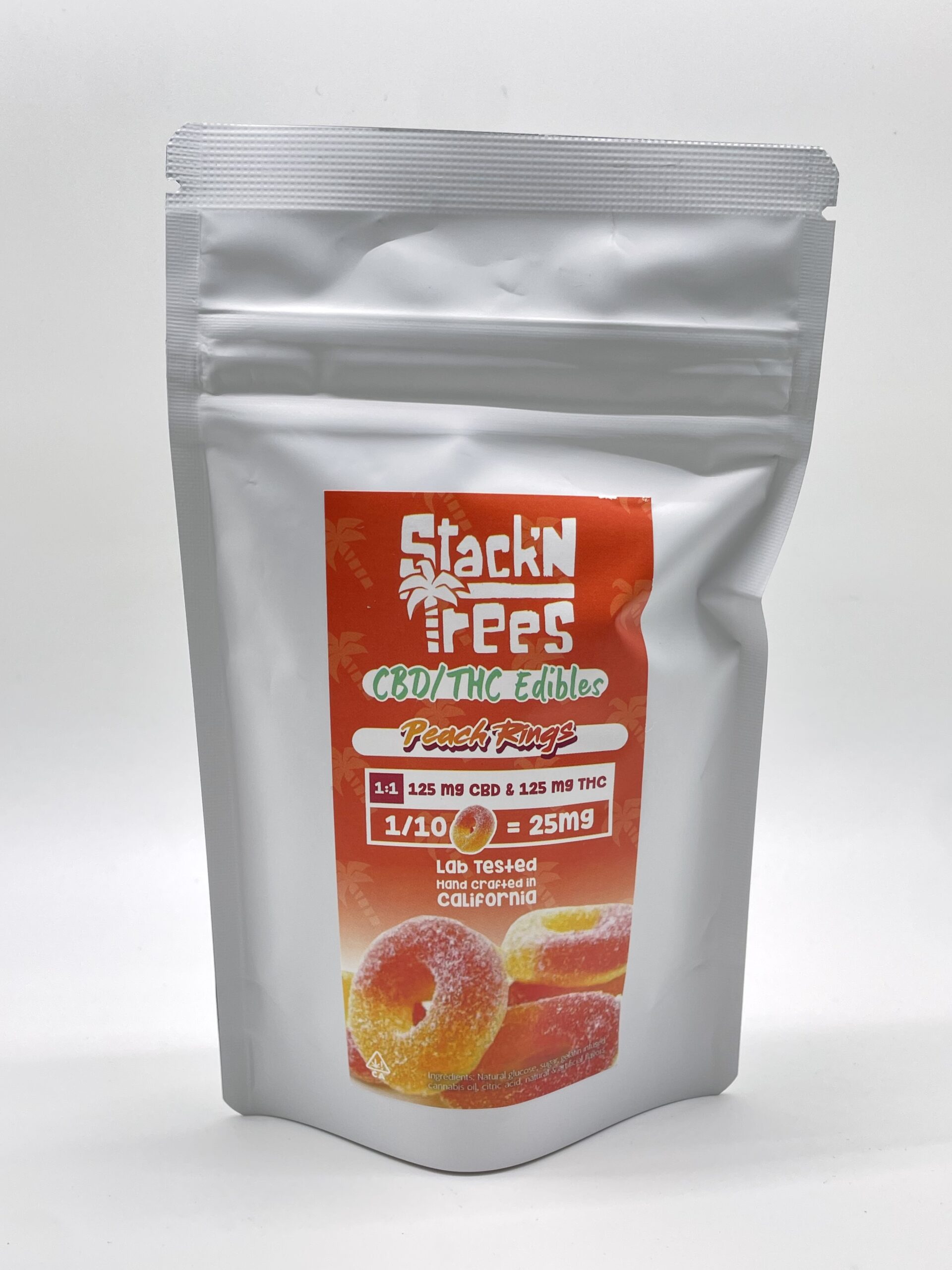 Stack N Trees CBD/THC 1:1 (250mg THC + 250mg CBD) Gummy