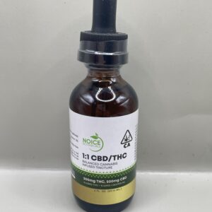 Noice Botanicals 1:1 CBD/THC (500mg CBD + 500mg THC) Tincture