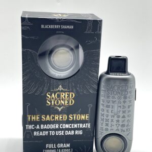 1G The Sacred Stone THC-A Badder Concentrate Ready to use Dab Rig