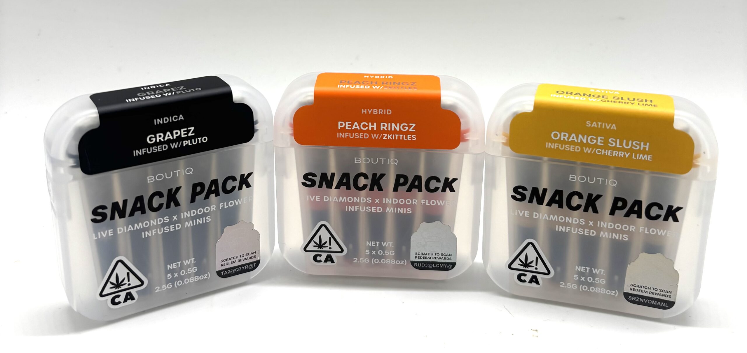 Boutiq 5 Mini Infused Live resin x Diamonds Pre roll Pack OR 2/$70 !!!!