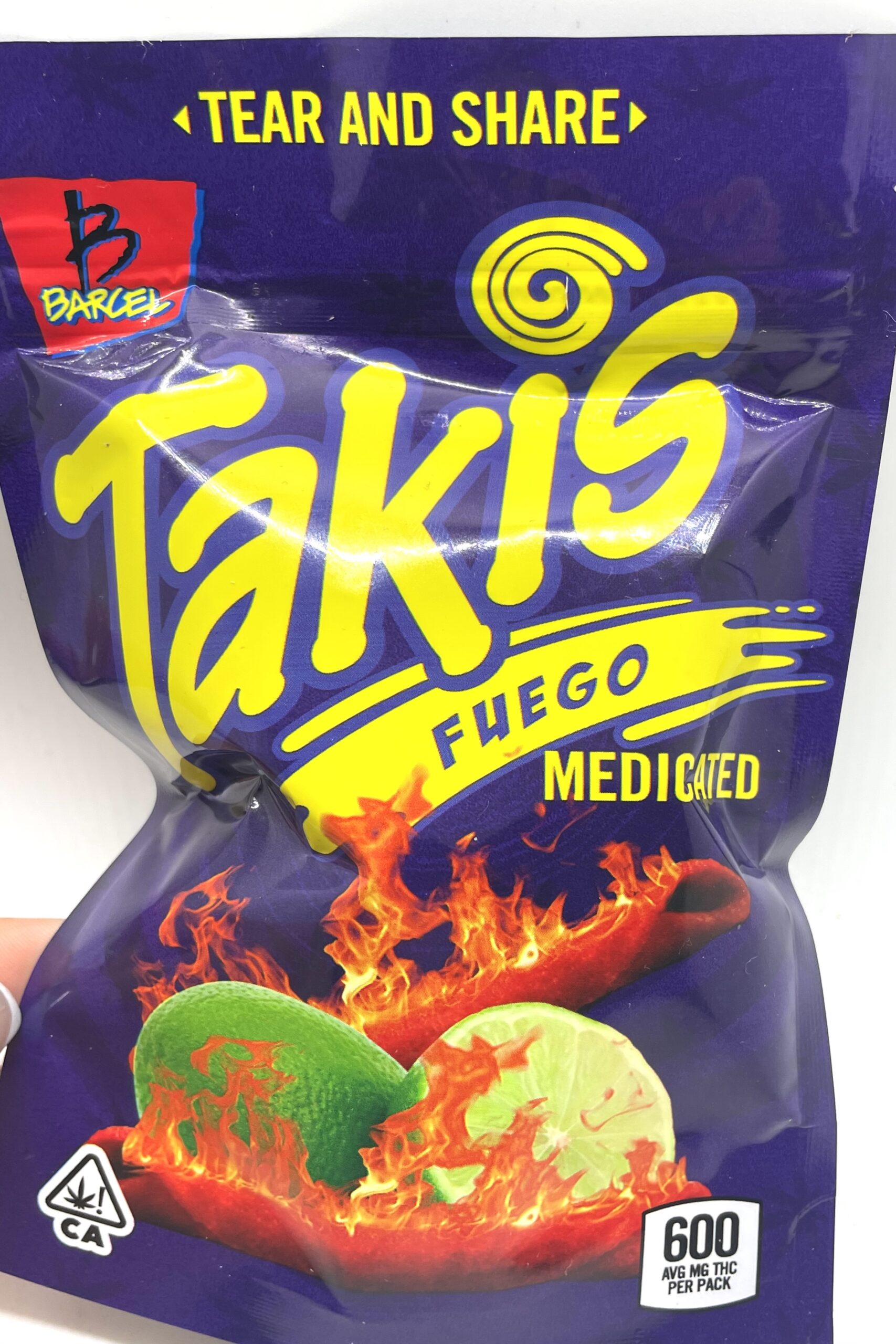 Takis Fuego 600mg edible