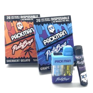 2G Packman Live Resin + Liquid Diamonds Disposable + .5G Infused Pre roll (ON SALE 2/$60)
